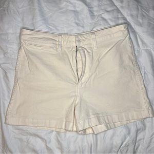 Madewell Emmett shorts ivory size 29